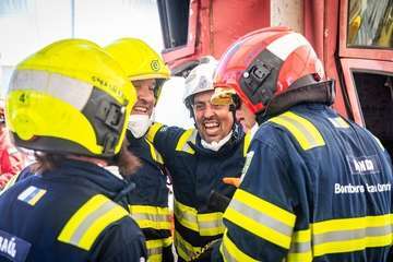 Los Bomberos de Gran Canaria se estrenan con un vehículo en vertical en el Encuentro Nacional de Rescate en Accidentes de Tráfico/TA.